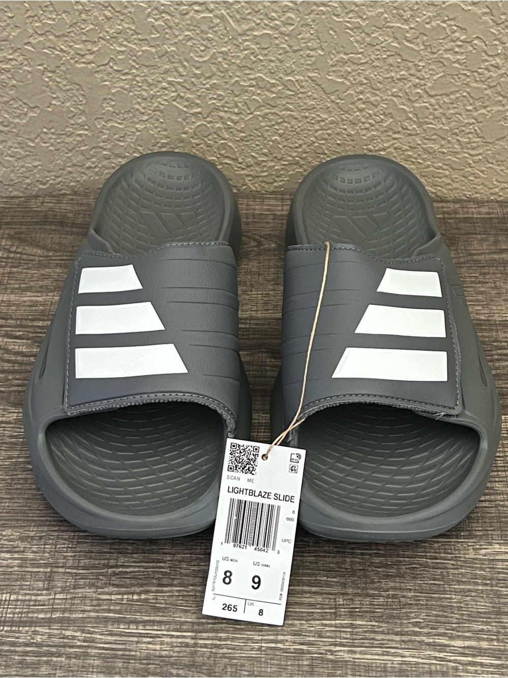 Adidas Lightblaze Slide Sandals Men’s Size 8
